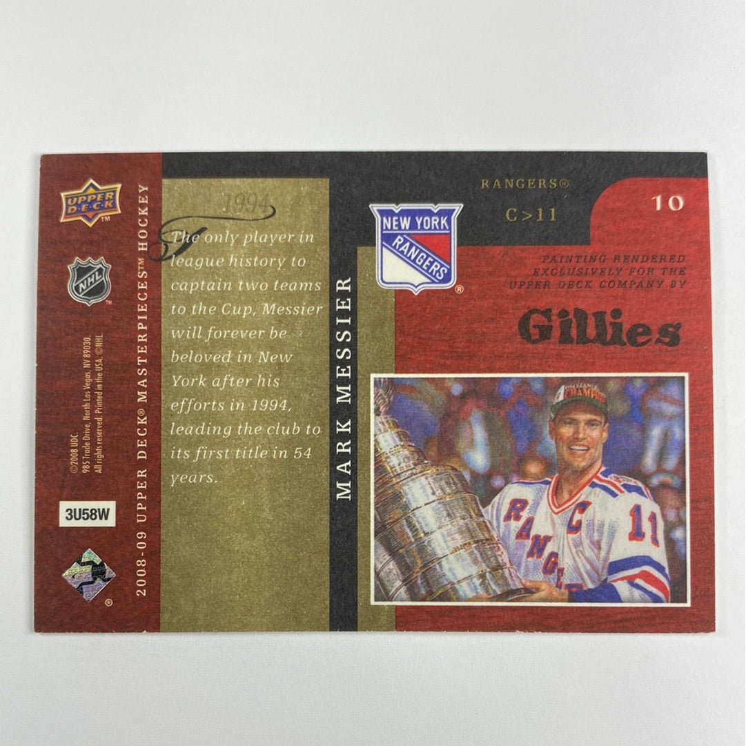 2008-09 Upper Deck Masterpieces Mark Messier Canvas | Local Legends Cards & Collectibles