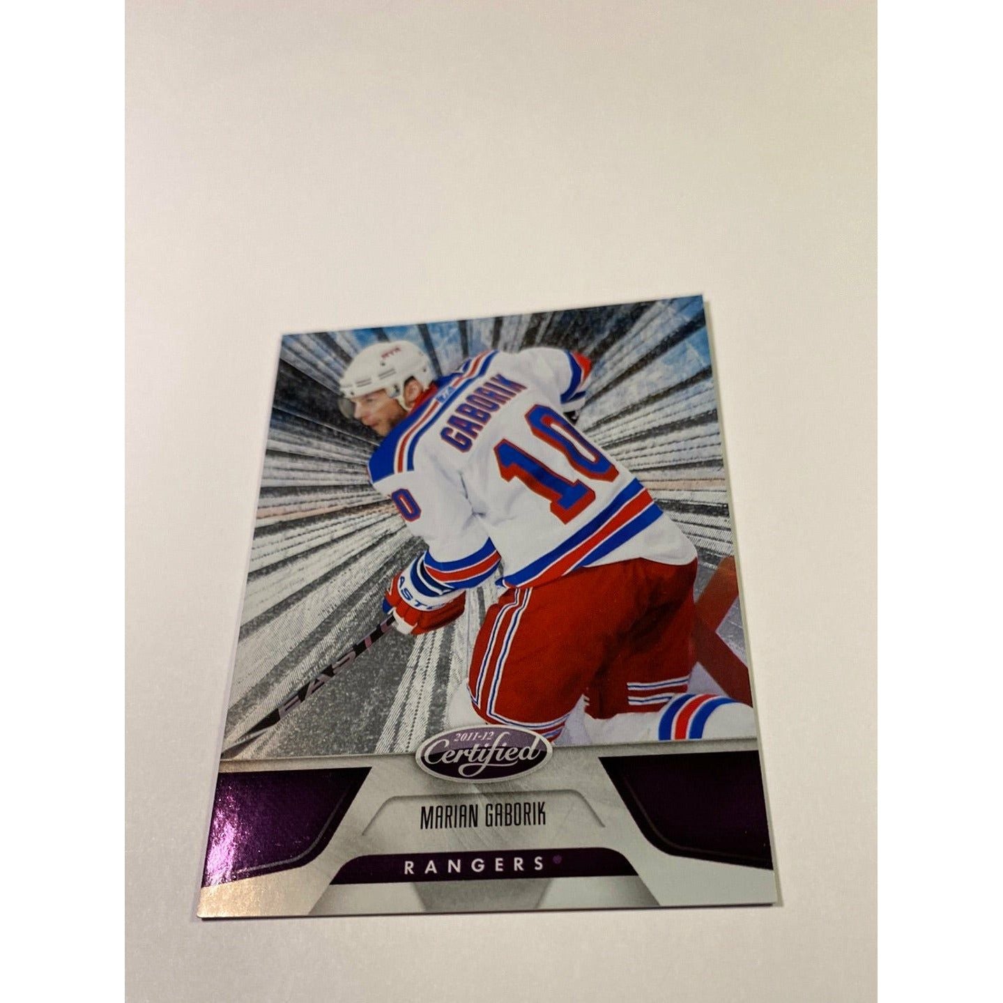 2011-12 Panini Certified Marian Gaborik Mirror Purple /10