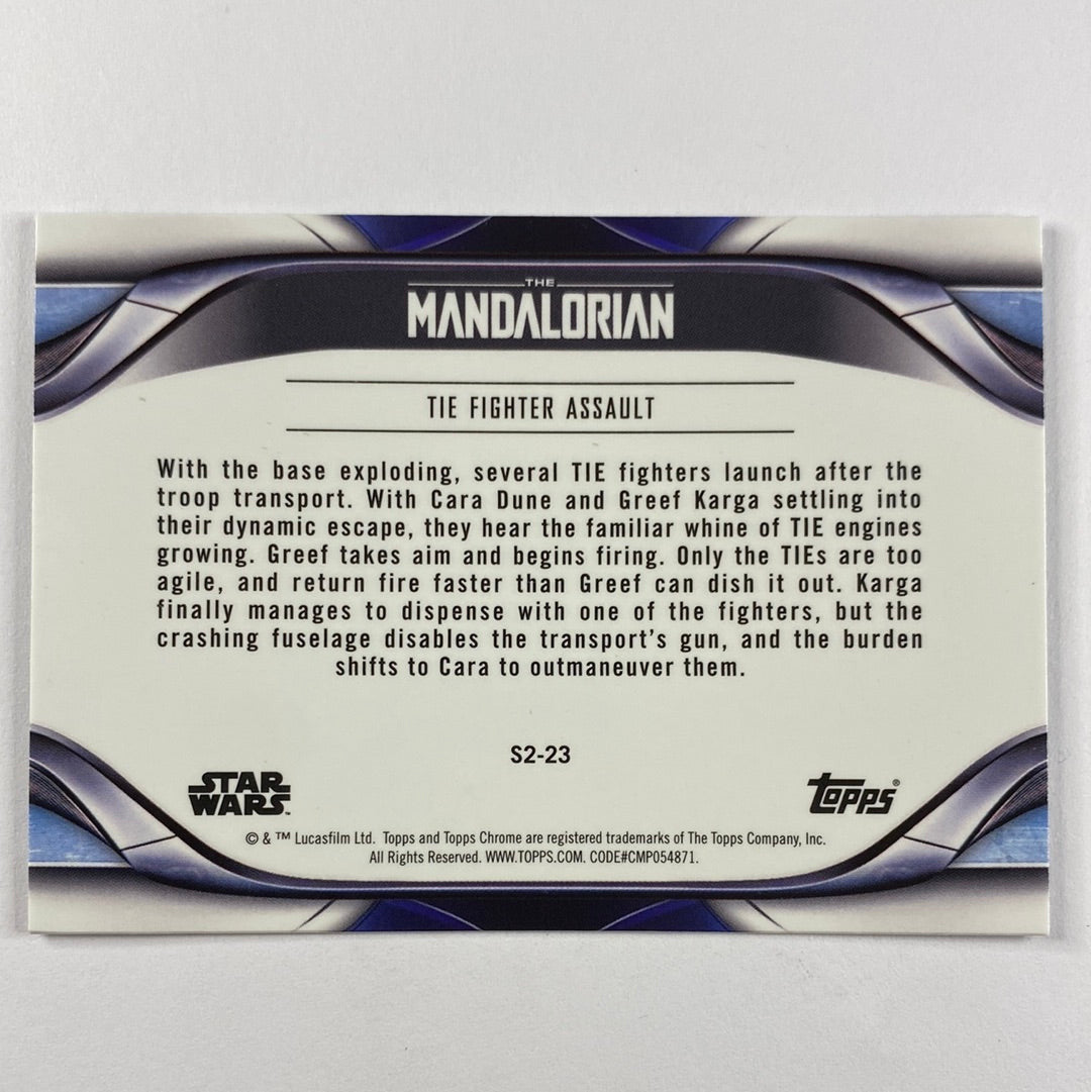 Topps Chrome The Mandalorian The Fighter Assault Refractor | Local Legends Cards & Collectibles