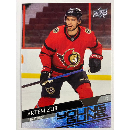 2020-21 Upper Deck Extended Series Artem Zub Young Guns | Local Legends Cards & Collectibles