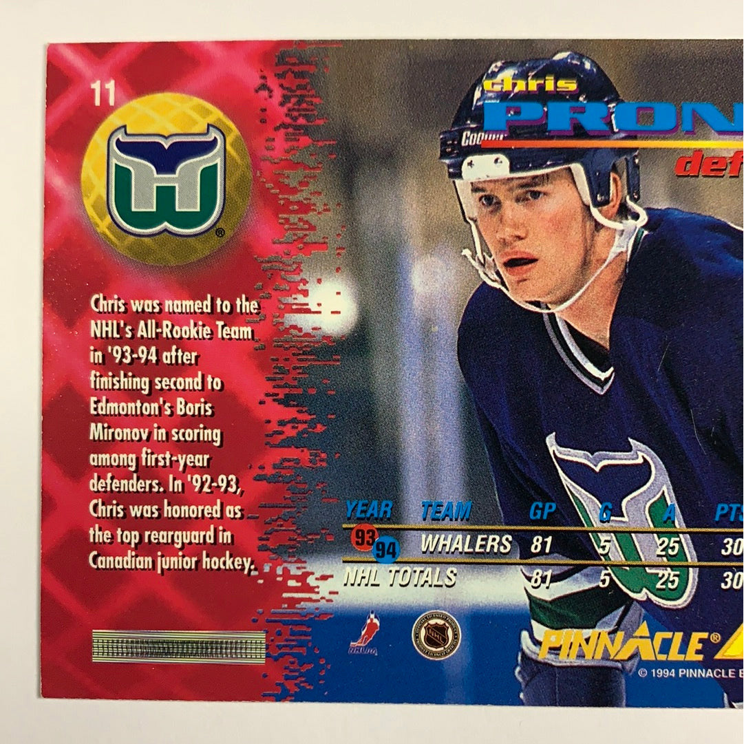 1994-95 Pinnacle Chris Pronger | Local Legends Cards & Collectibles