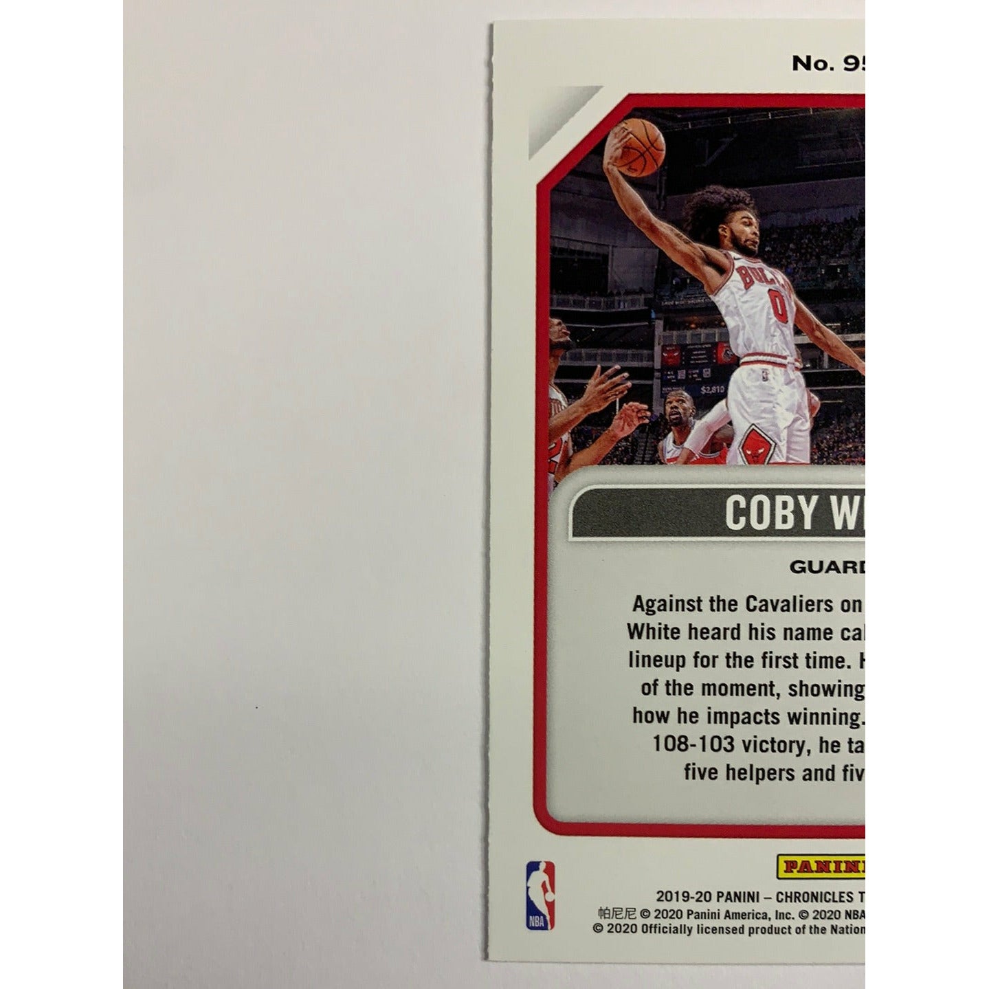 2019-20 Threads Coby White Green Parallel RC | Local Legends Cards & Collectibles