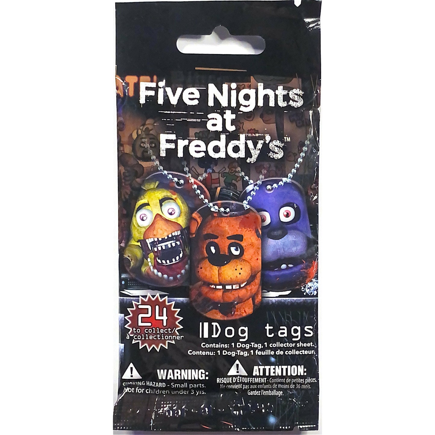 2016 Five Nights at Freddy’s Dog Tag Pack | Local Legends Cards & Collectibles