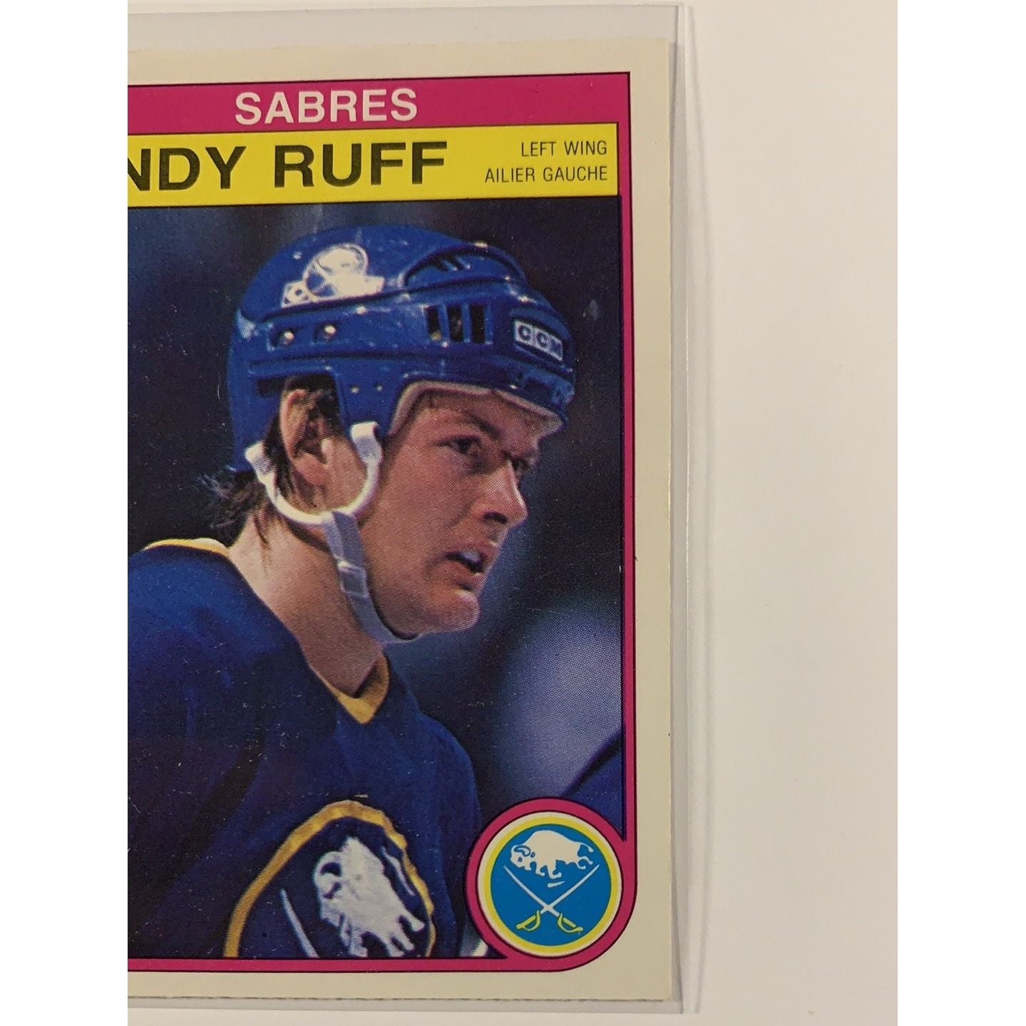1982-83 O-Pee-Chee Lindy Ruff base #31 Local Legends Cards & Collectibles