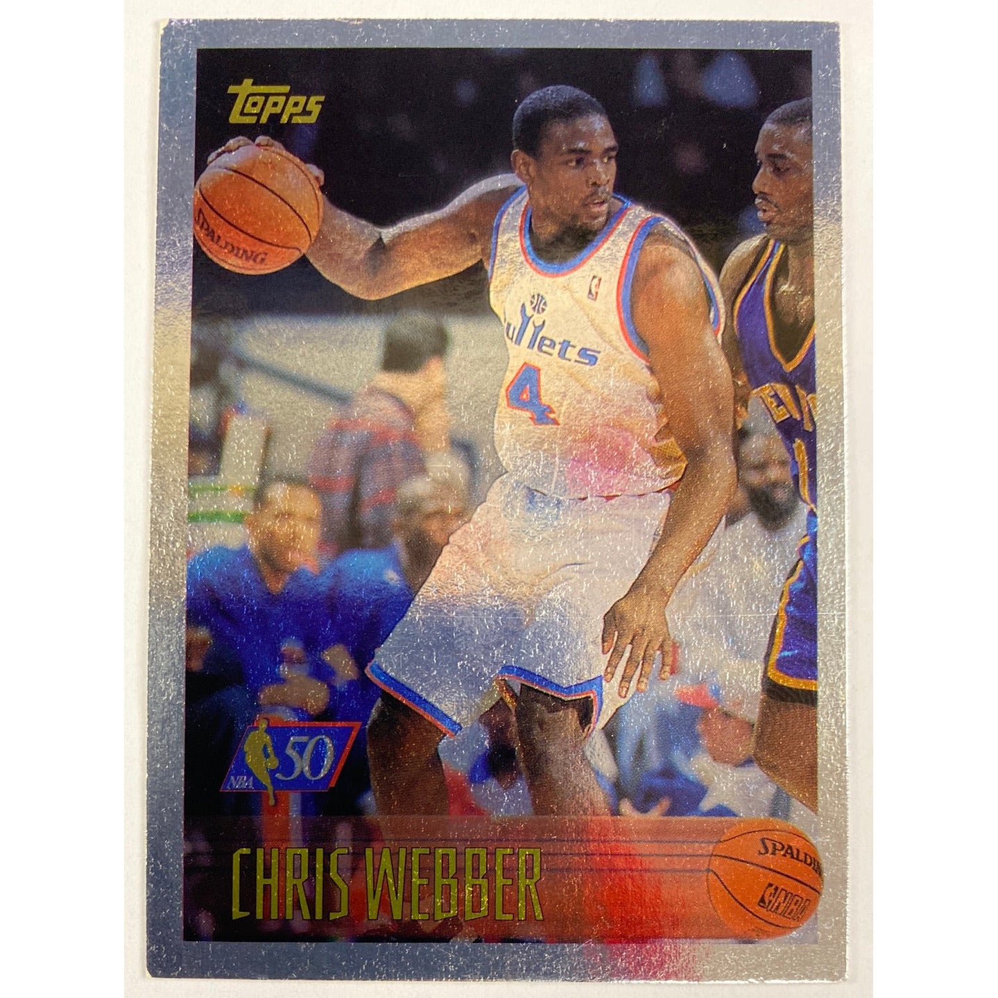 1996 Topps Chris Weber NBA 50th Anniversary