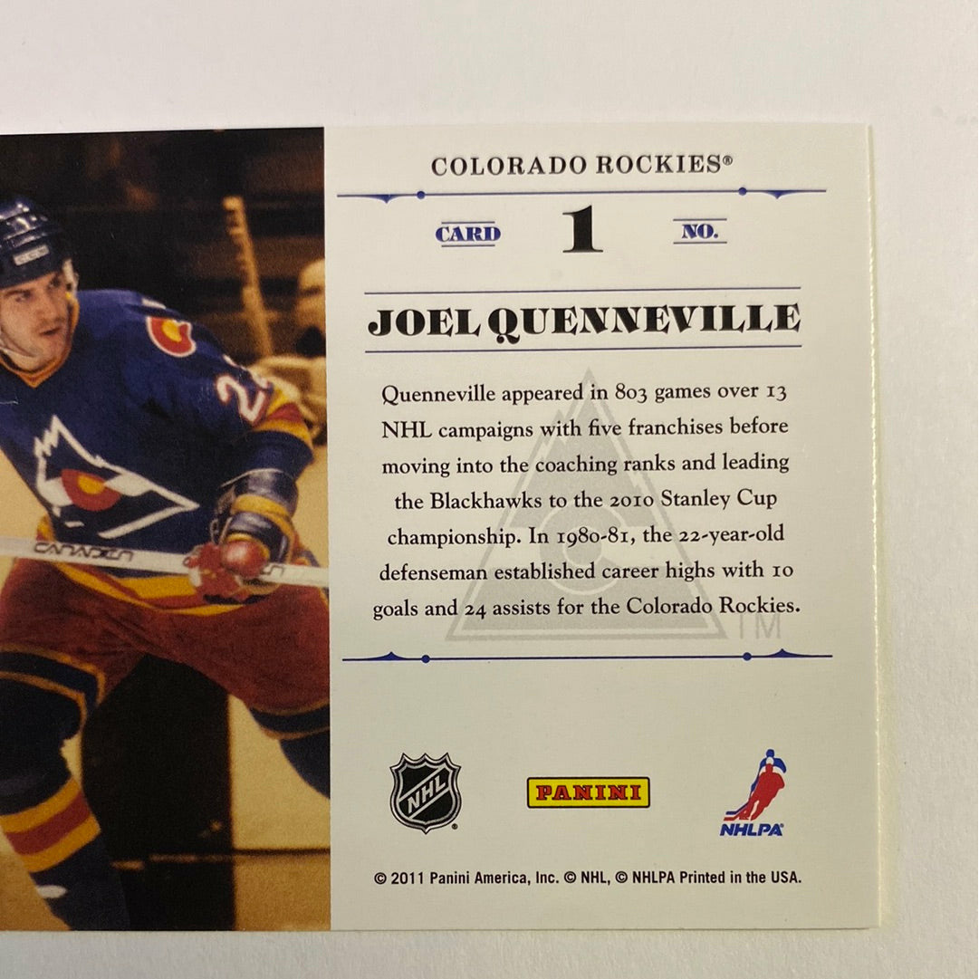 2011-12 Panini Certified Joel Quenneville Throwback Threads | Local Legends Cards & Collectibles