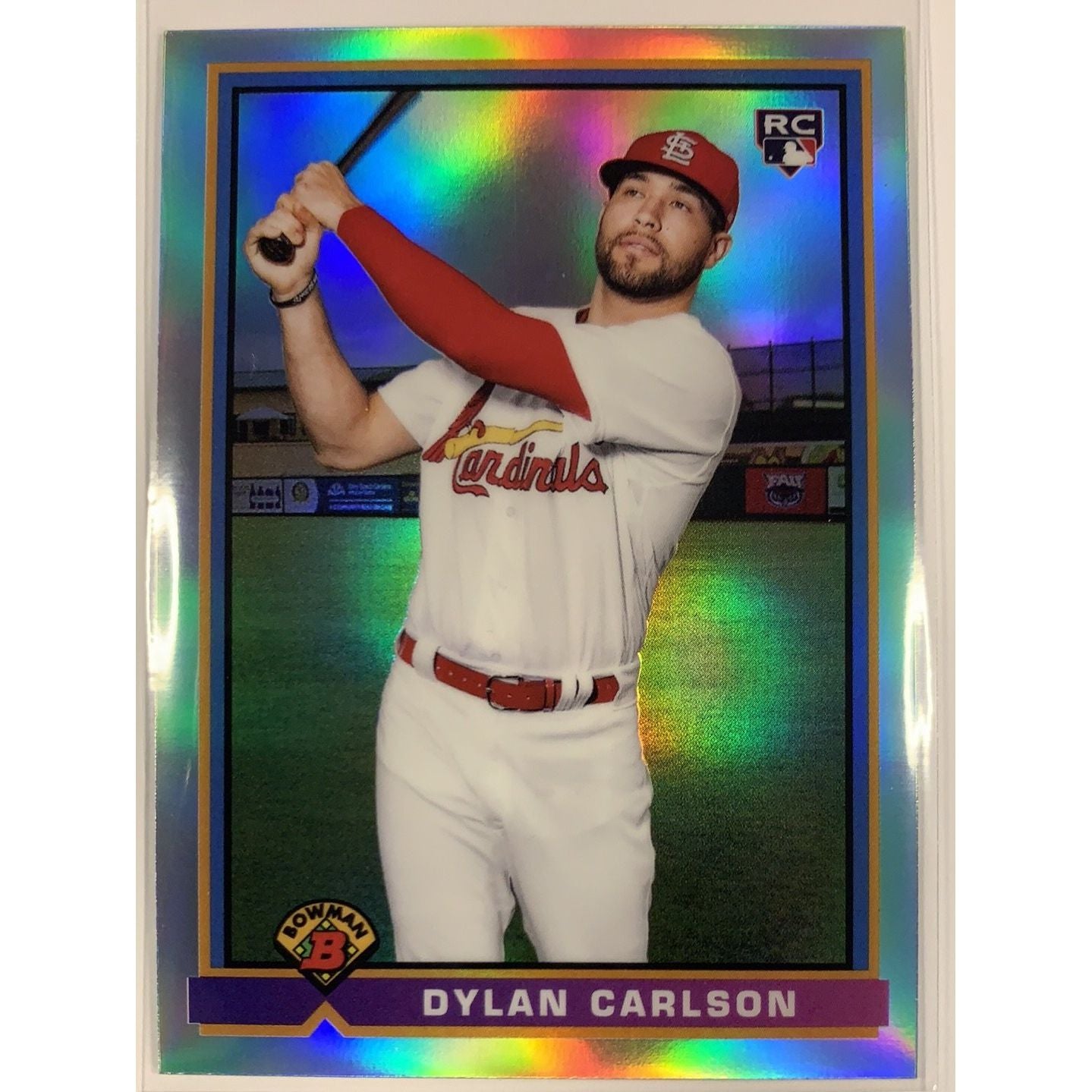  2021 Bowman Chrome Dylan Carlson 91’ RC Refractor  Local Legends Cards & Collectibles