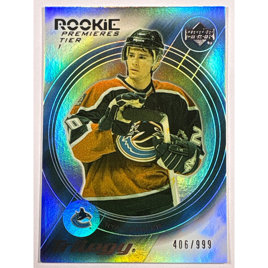 2003-04 Trilogy Ryan Kesler Rookie Premiers Tier 1 /999