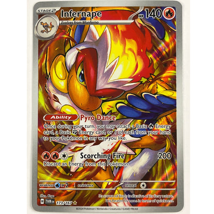 Infernape Holo Illustration Rare 173/167