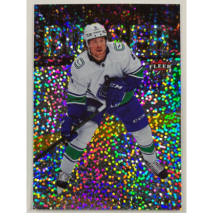 2021-22 Fleer Ultra Brock Boeser Speckle Foil