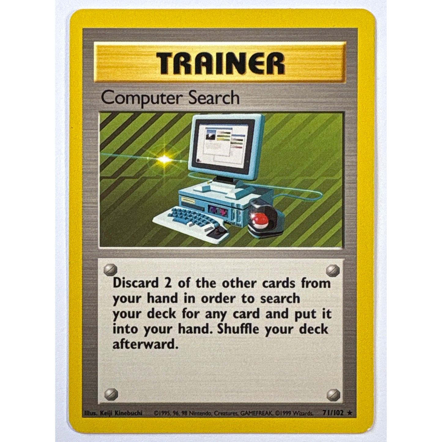 Computer Search Non Holo Rare 71/102