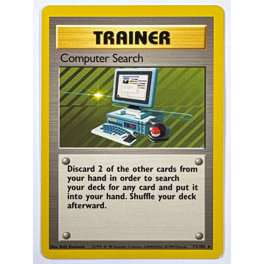 Computer Search Non Holo Rare 71/102