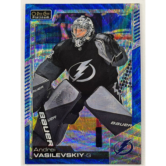 2020-21 O-Pee-Chee Platinum Andrei Vasilevskiy Blue Surge