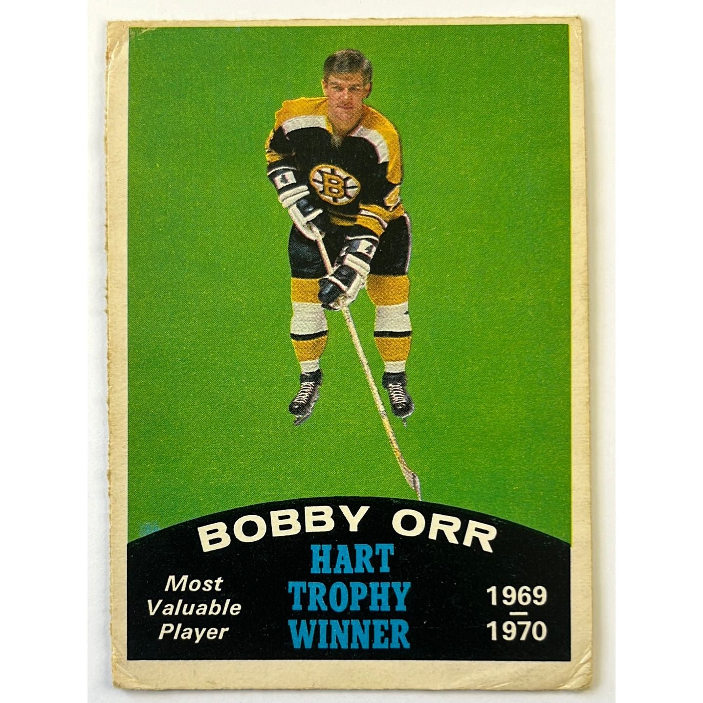 1970-71 O-Pee-Chee Bobby Orr Hart Trophy Winner Puzzle Piece #246