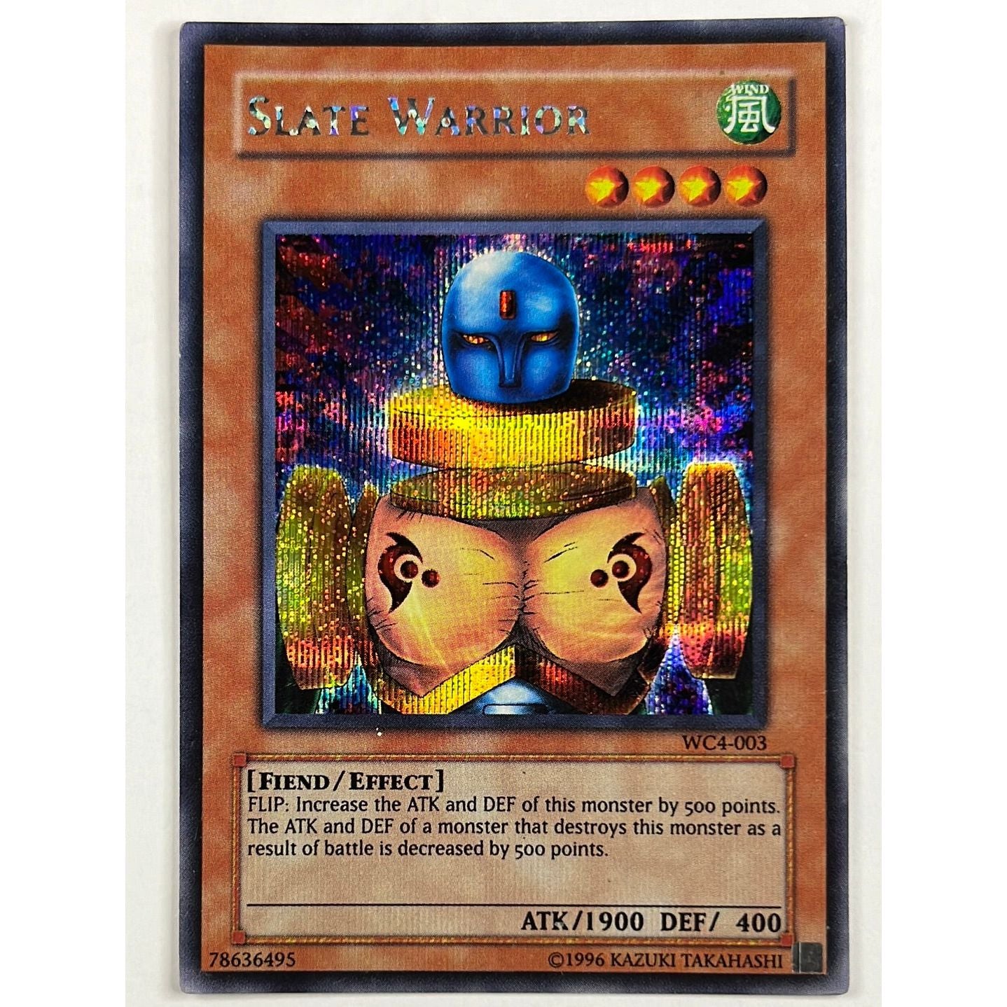 Slate Warrior Starlight Rare WC4-003 | Local Legends Cards & Collectibles