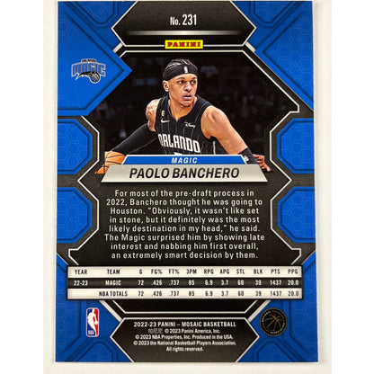 2022-23 Mosaic Paolo Banchero RC
