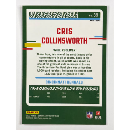 2023 Donruss Optic Chris Collinsworth Silver Holo
