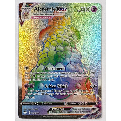 Alcremie VMAX Holo Rainbow Rare 073/072 | Local Legends Cards & Collectibles