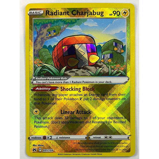 Radiant Charjabug Holo 051/159
