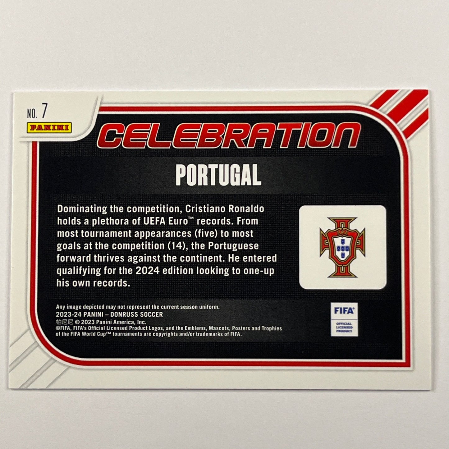 2023-24 Donruss Celebration Portugal Red Foil