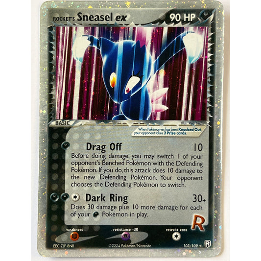 Rocket’s Sneasel EX Holo Rare 103/109