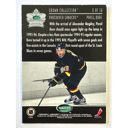 1995-96 Parkhurst Pavel Bure Crown Collection