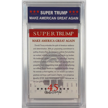 Donald Trump “Super Trump” #2 Limited Run TRUMP 10 | Local Legends Cards & Collectibles