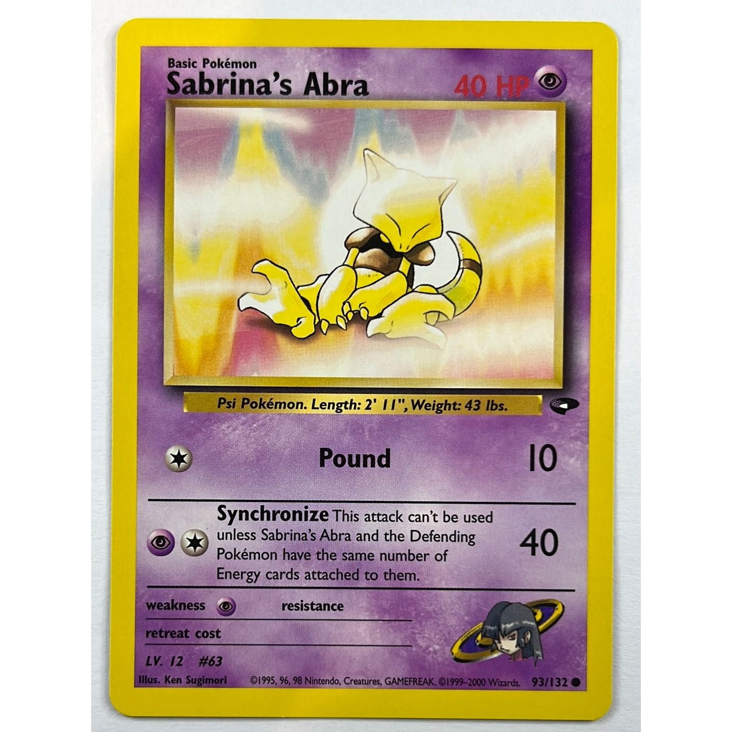 Sabrina’s Abra Non Holo Common 93/132