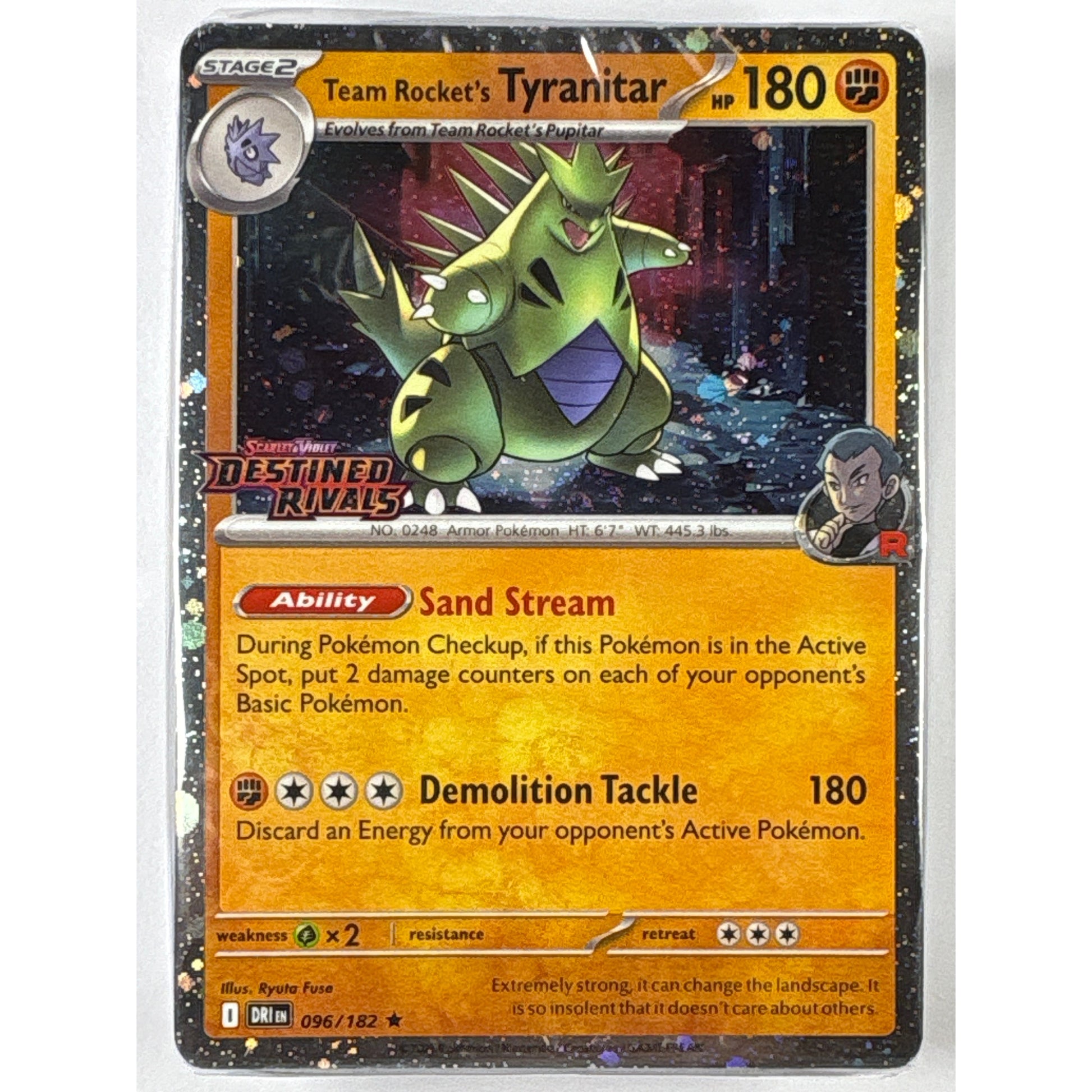 *Stamped Destined Rivals Team Rocket’s Tyranitar Sealed Deck | Local Legends Cards & Collectibles