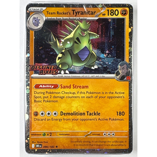 *Stamped Destined Rivals Team Rocket’s Tyranitar Sealed Deck | Local Legends Cards & Collectibles