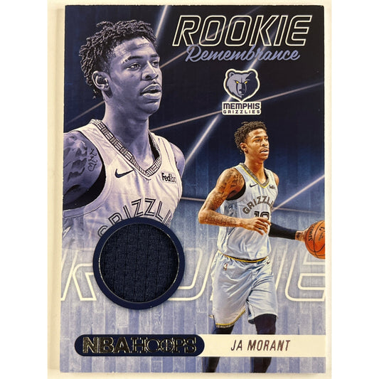 2020-21 Panini Rookie Remembrance Ja Morant Jersey Patch