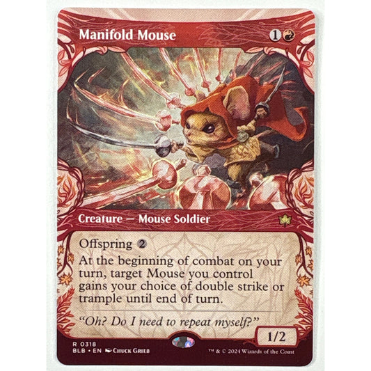 Manifold Mouse Borderless Non Foil Rare 0318