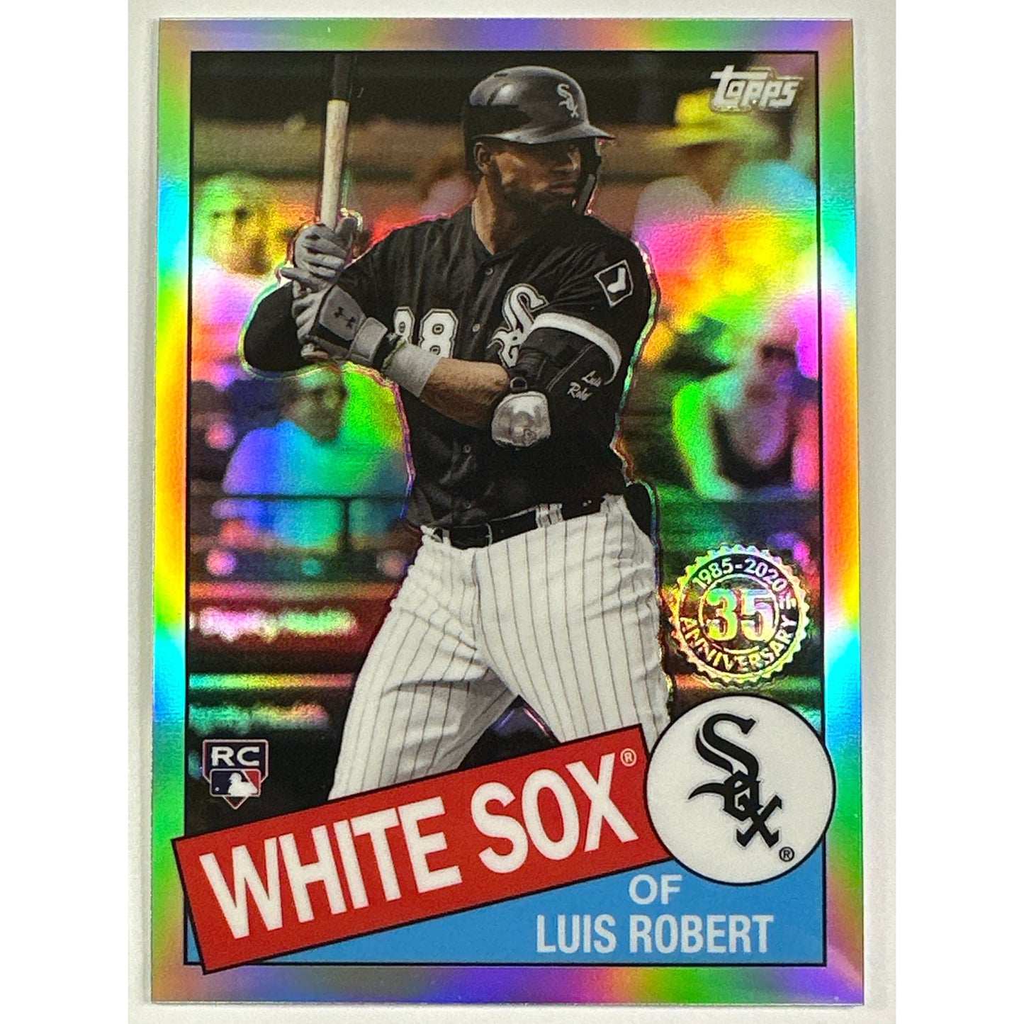 2020 Topps 35th Anniversary Luis Robert Rookie Refractor