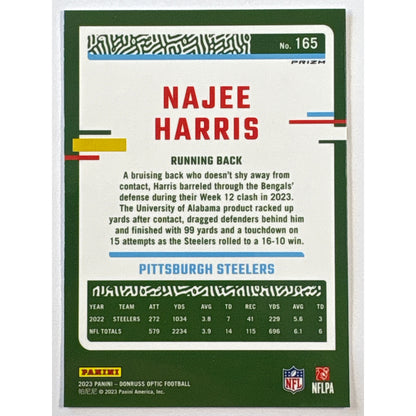 2023 Donruss Optic Najee Harris Stars Emoji