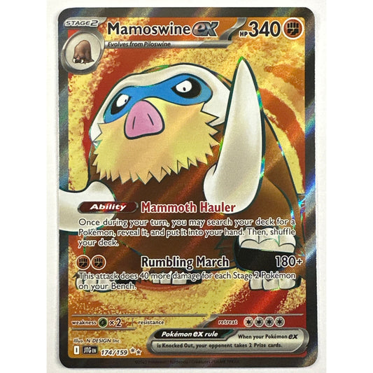 Mamoswine EX Ultra Rare 174/159