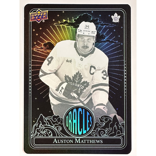 2024-25 Upper Deck Extended Series Auston Matthews Oracles Blue SSP