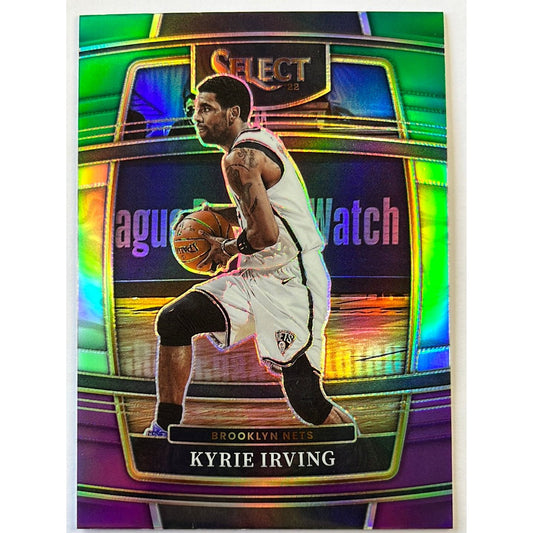 2021-22 Select Kyrie Irving Green White Purple Holo Prizm