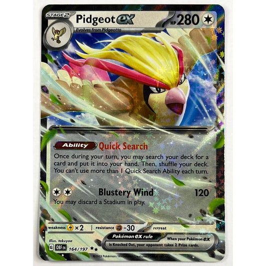 Pidgeot EX Double Rare 164/197