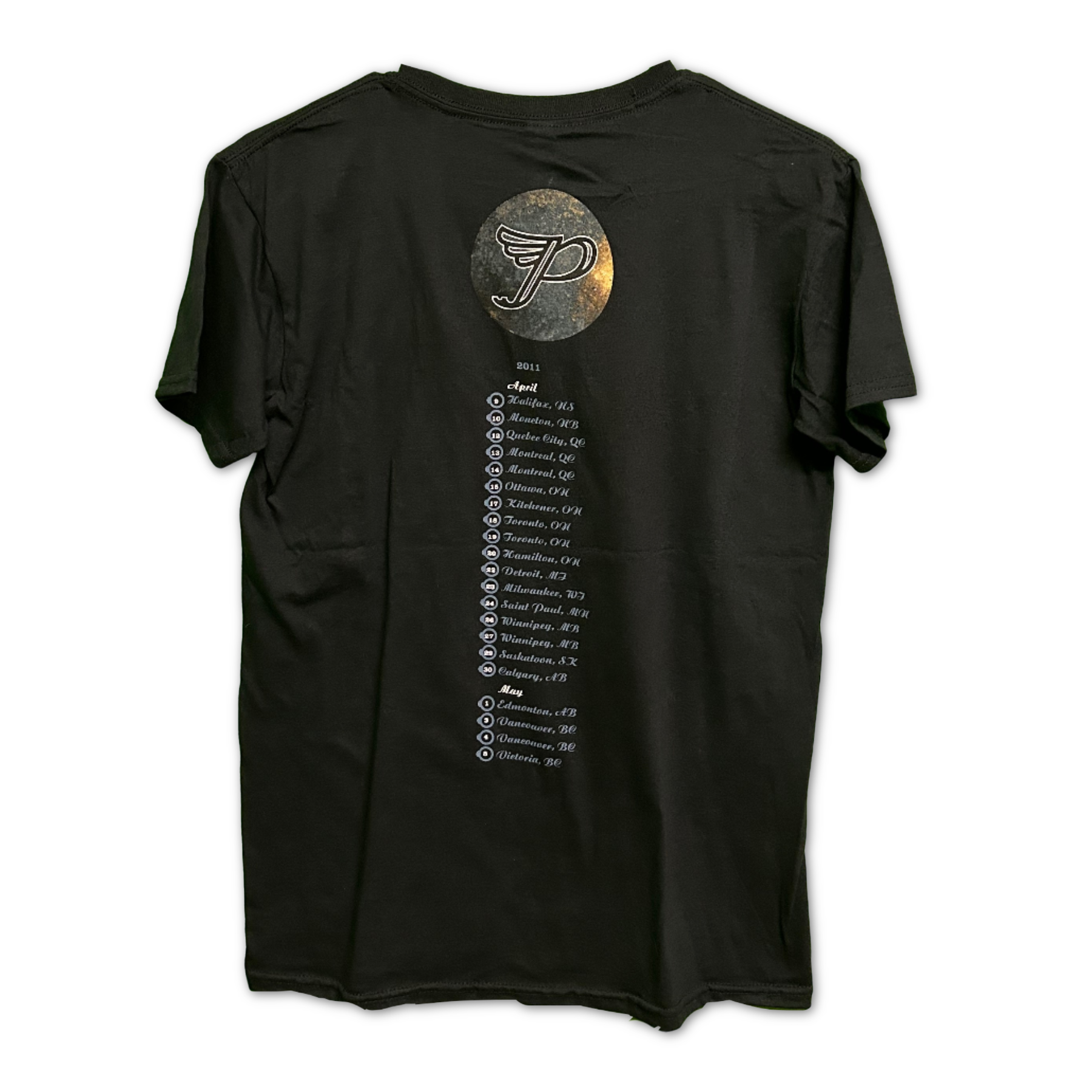 Official Pixies 2011 ‘Doolittle’ Tour Date 20th Anniversary Shirt SM | Local Legends Cards & Collectibles