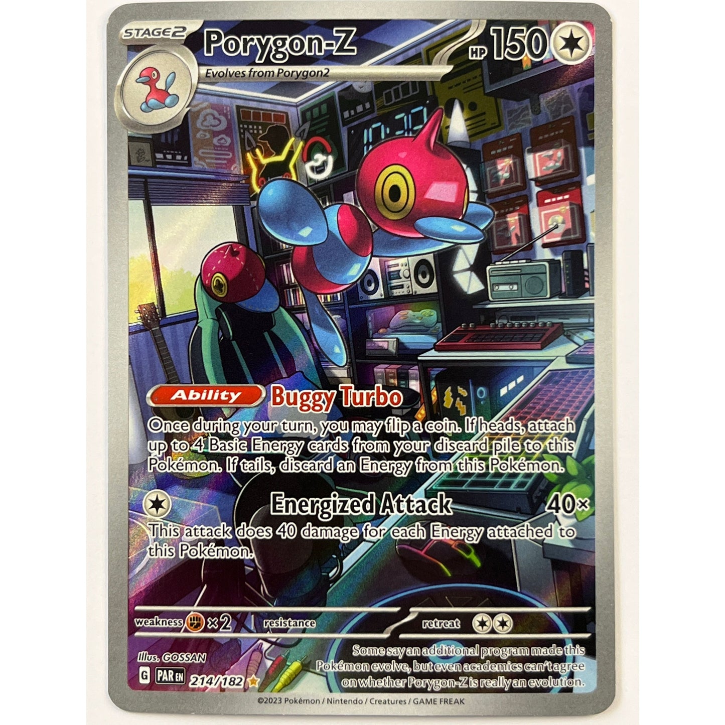 Porygon-Z Holo Illustration Rare 214/182