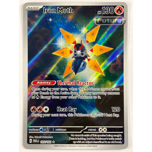 Iron Moth Holo Illustration Rare 187/182