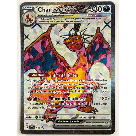 Charizard EX Holo Black Star Promo 056
