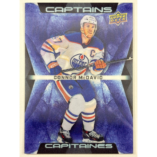 2023-24 Tim Hortons Connor McDavid / Wayne Gretzky Captains Lenticular | Local Legends Cards & Collectibles