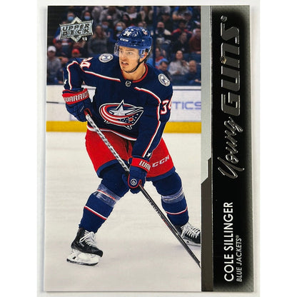 2021-22 Upper Deck Cole Sillinger Young Guns