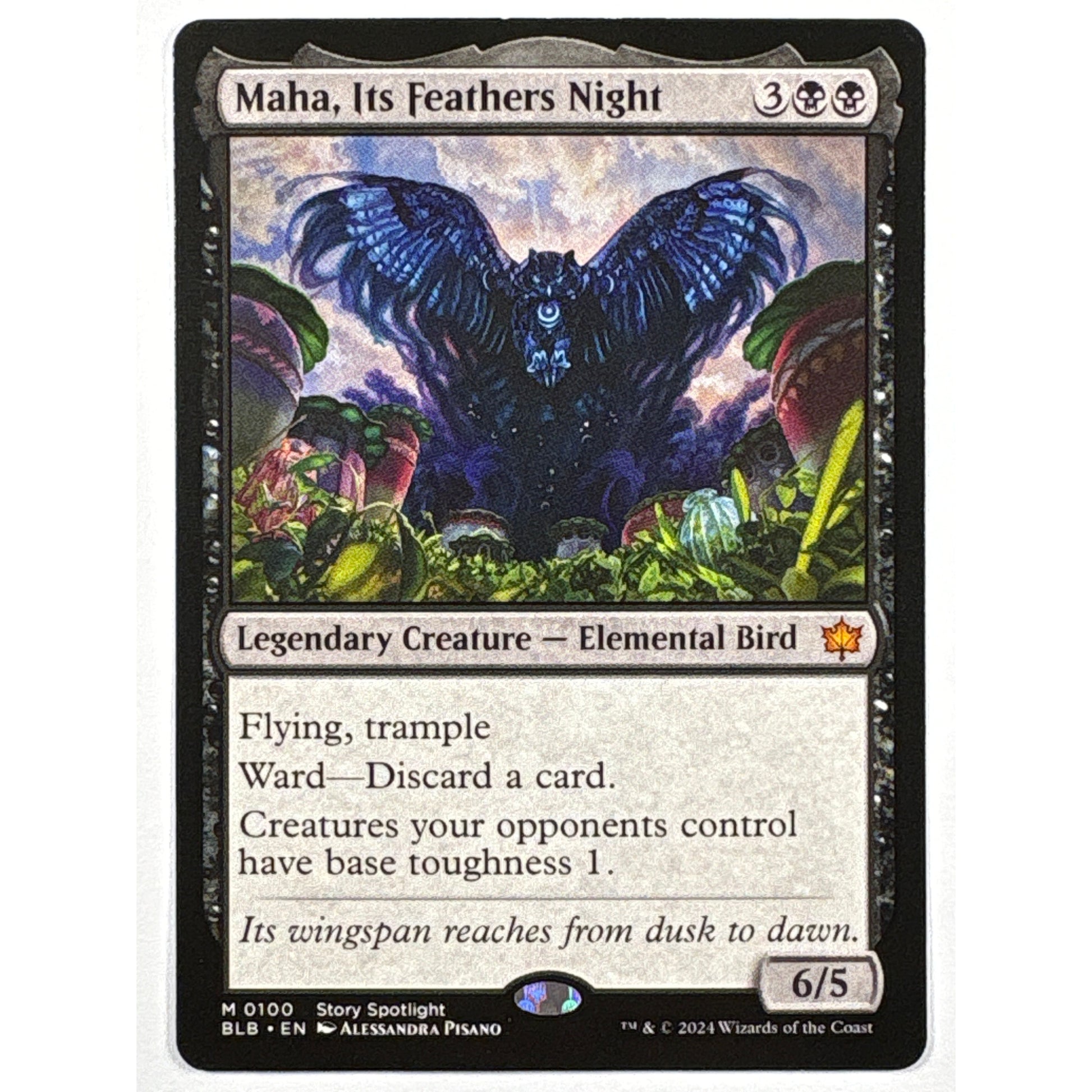 Maha, It’s Feathers Night Non-Foil Mythic 0100 | Local Legends Cards & Collectibles