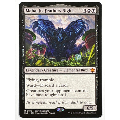 Maha, It’s Feathers Night Non-Foil Mythic 0100 | Local Legends Cards & Collectibles
