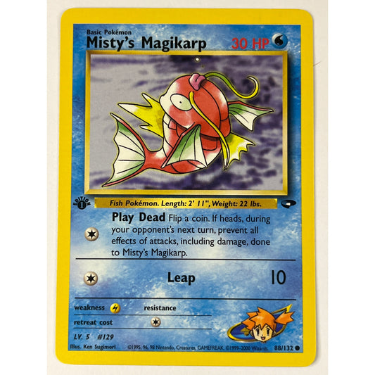 1st Edition Misty’s Magikarp Non Holo Common 88/132