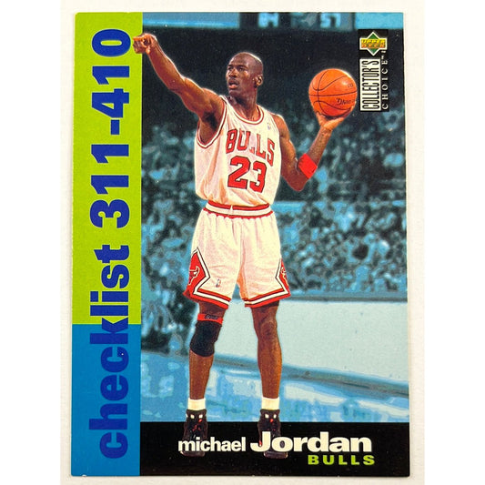 1995-96 Upper Deck Michael Jordan Checklist 311-410