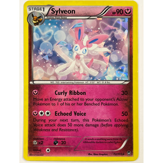 Sylveon Cracked Ice Holo Rare 72/111
