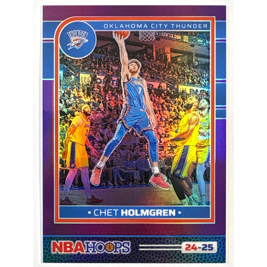 2024-25 Hoops Chet Holmgren Purple Holo Prizm /249